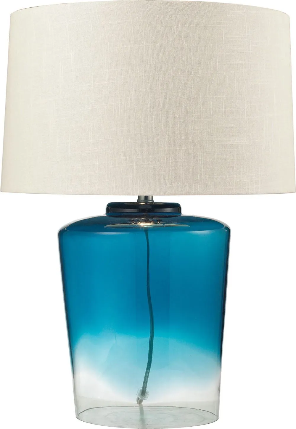 25" Macaw Well Boutique Glass Table Lamp