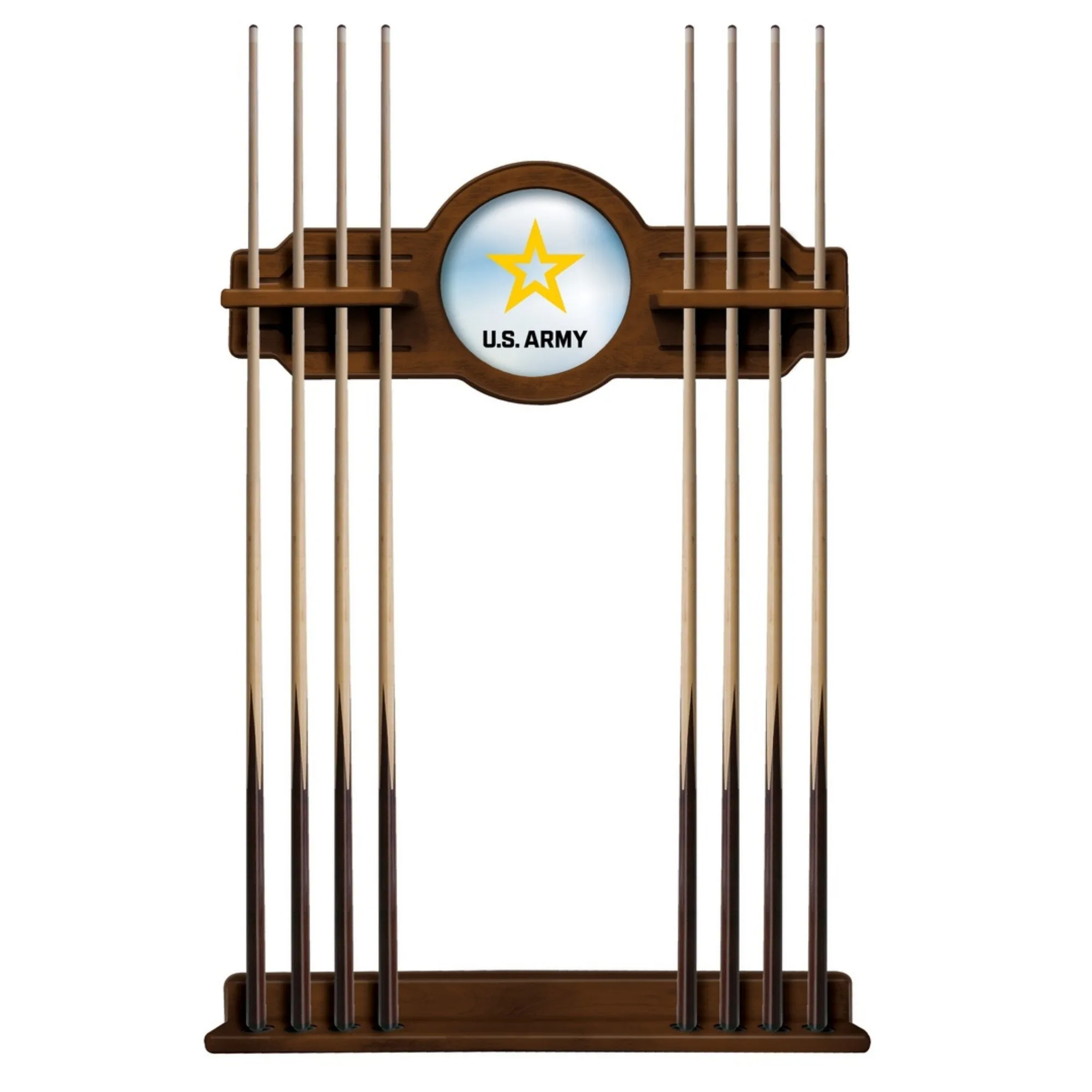 Army Star Solid Wood Cue Rack*