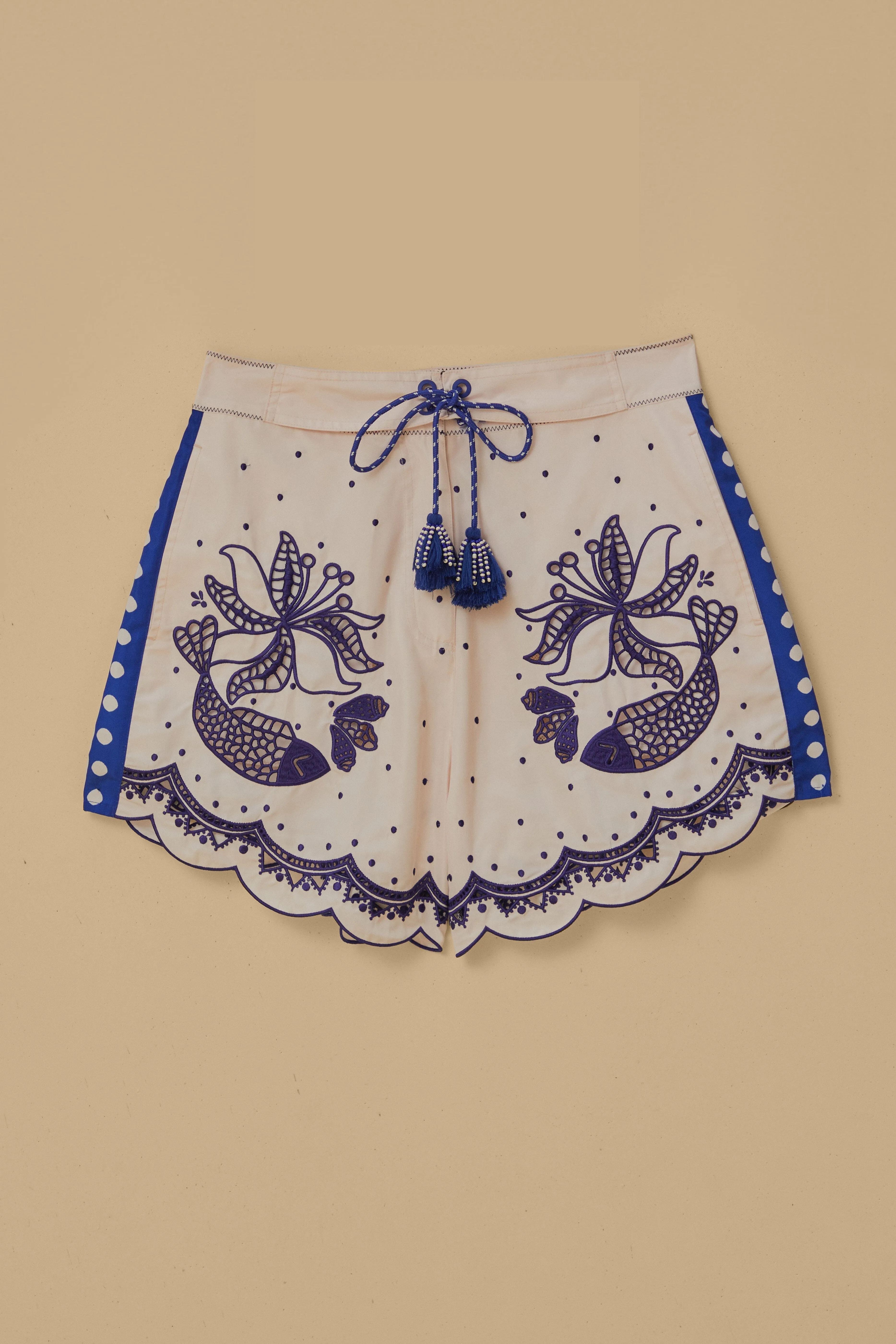 Artisanal Embroidered Shorts