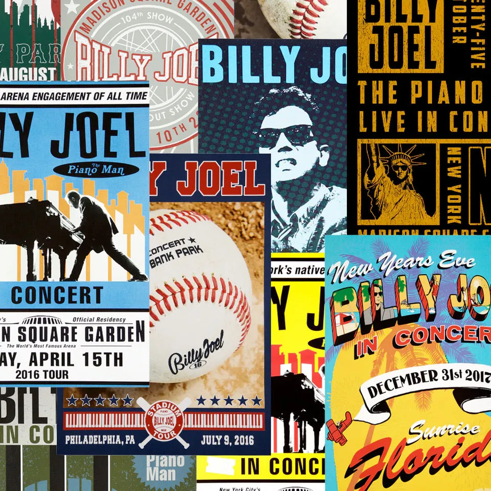Billy Joel Mystery Poster Bundle