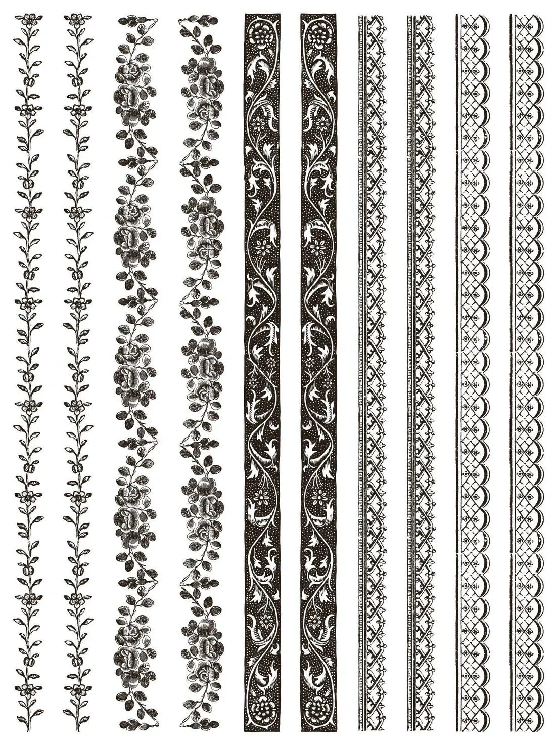 Delft Traditions NOIR IOD Paint Inlay 12x16 Pad™