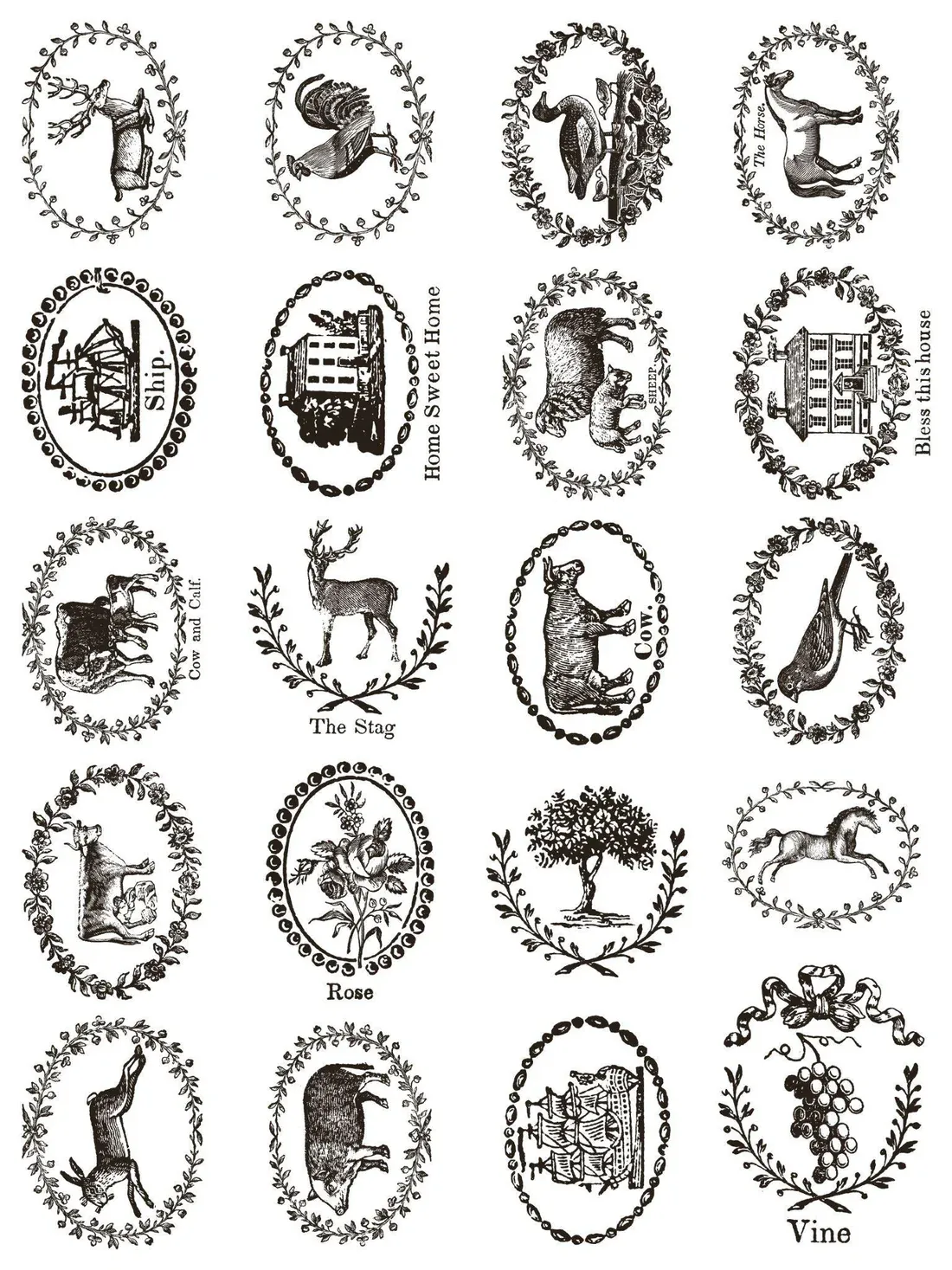 Delft Traditions NOIR IOD Paint Inlay 12x16 Pad™