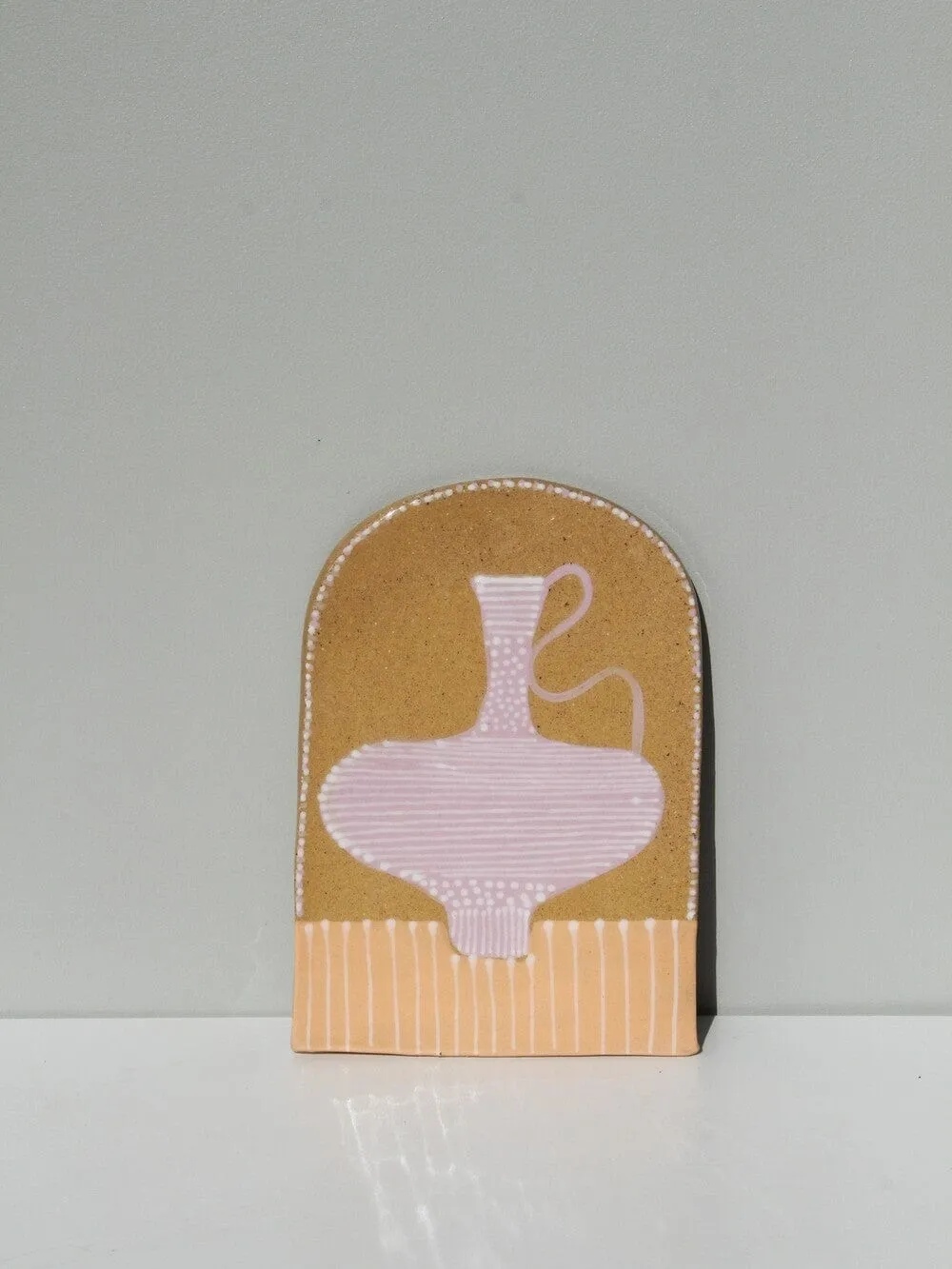 Dyptich In Lilac And Peach