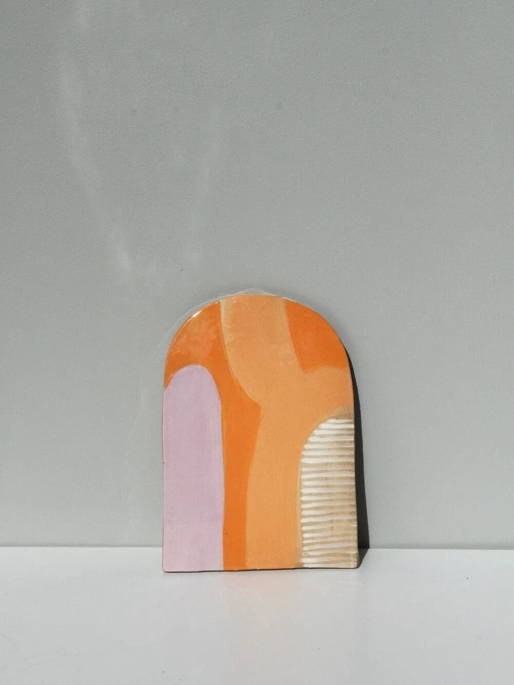 Dyptich In Lilac And Peach