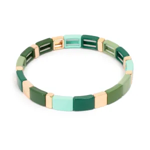 Enamel Tiles Bracelet - Extra Length