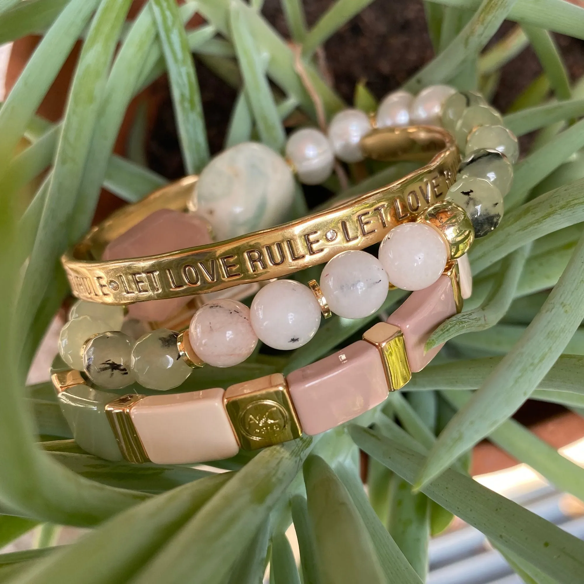 Enamel Tiles Bracelet - Multiple Colours