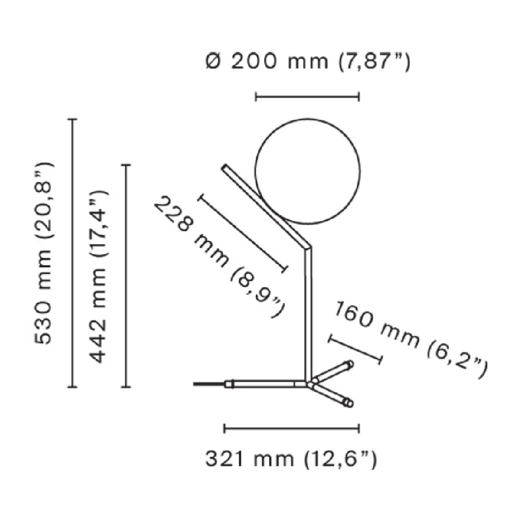 ic t1 high table lamp | flos