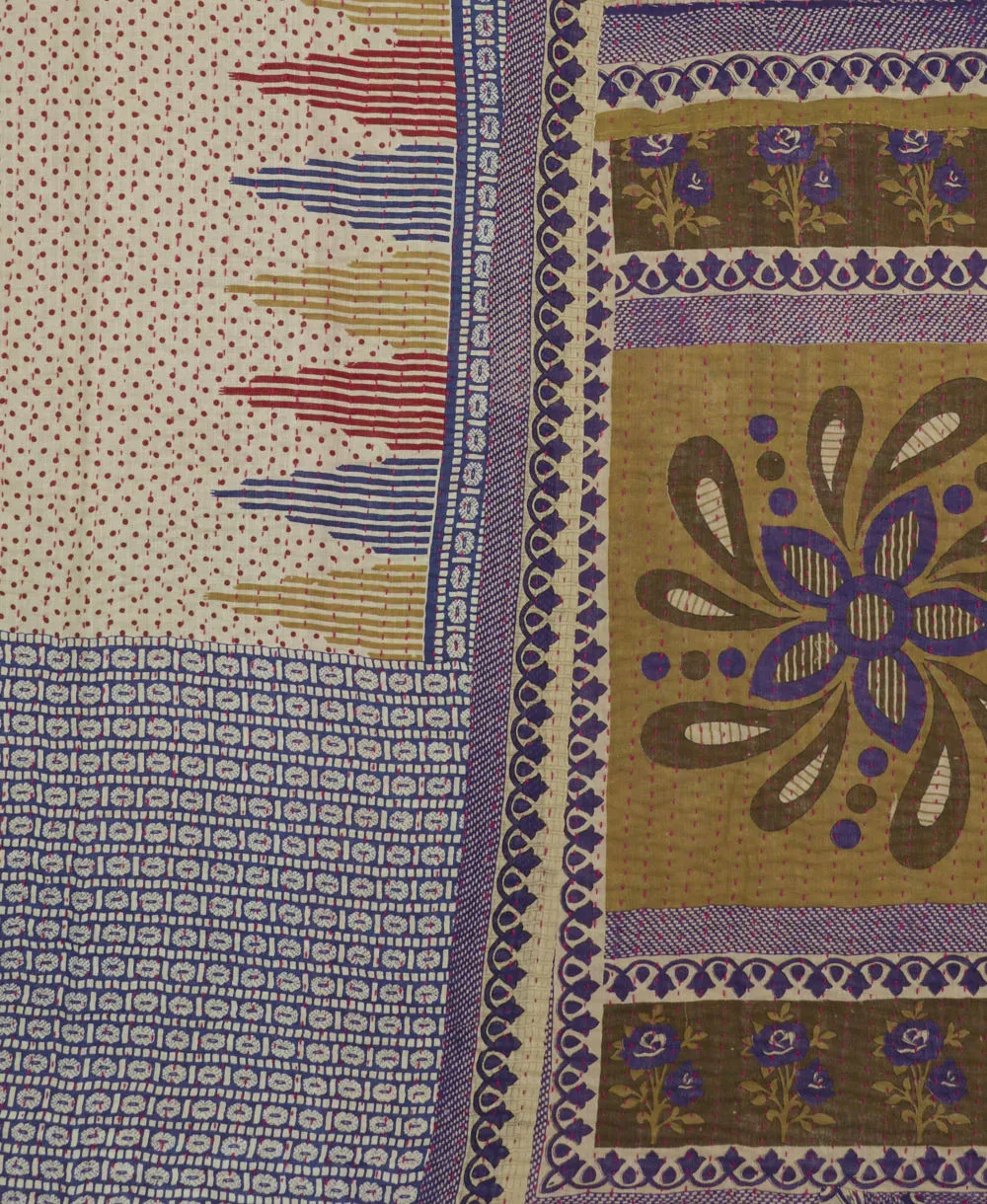 Kantha Quilt Throw - No. 240601