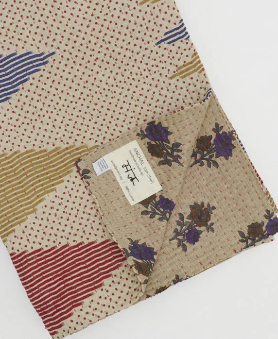 Kantha Quilt Throw - No. 240601