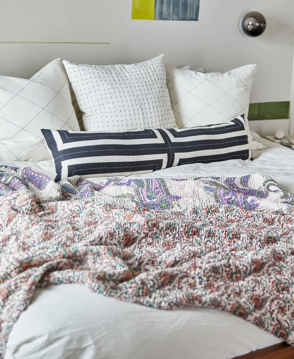 Kantha Quilt Throw - No. 240601