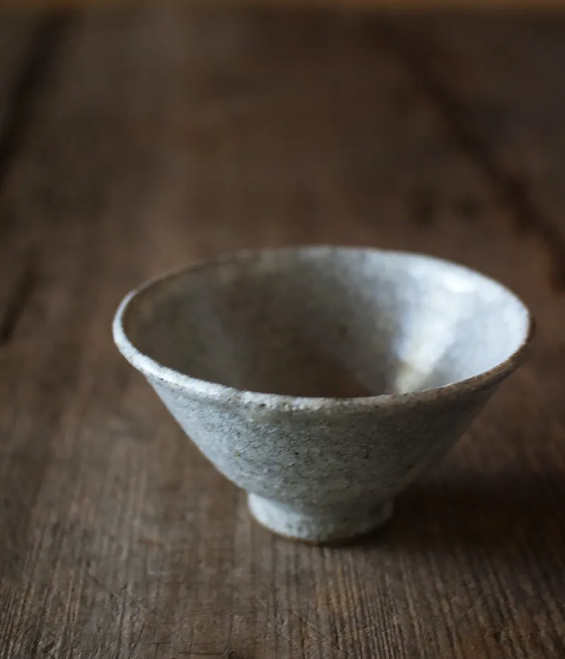 Namako Glaze Grey Pottery Bowl