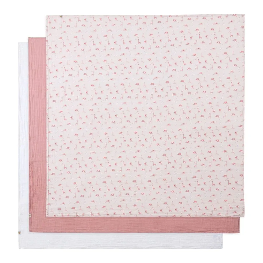 Piccolo Bambino 3-Pack Muslin Swaddles