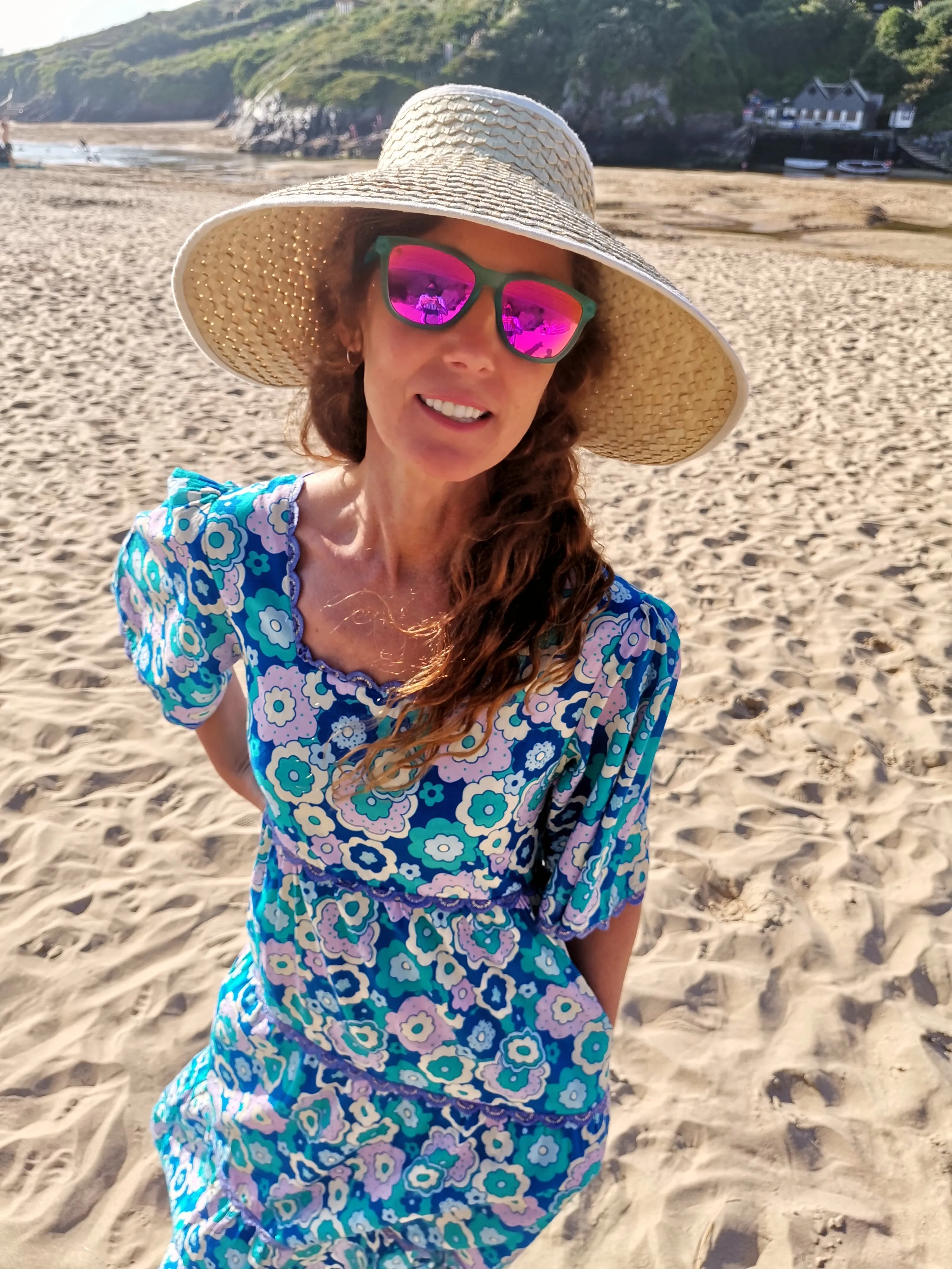 Raffia Prairie Sun Hat in Natural