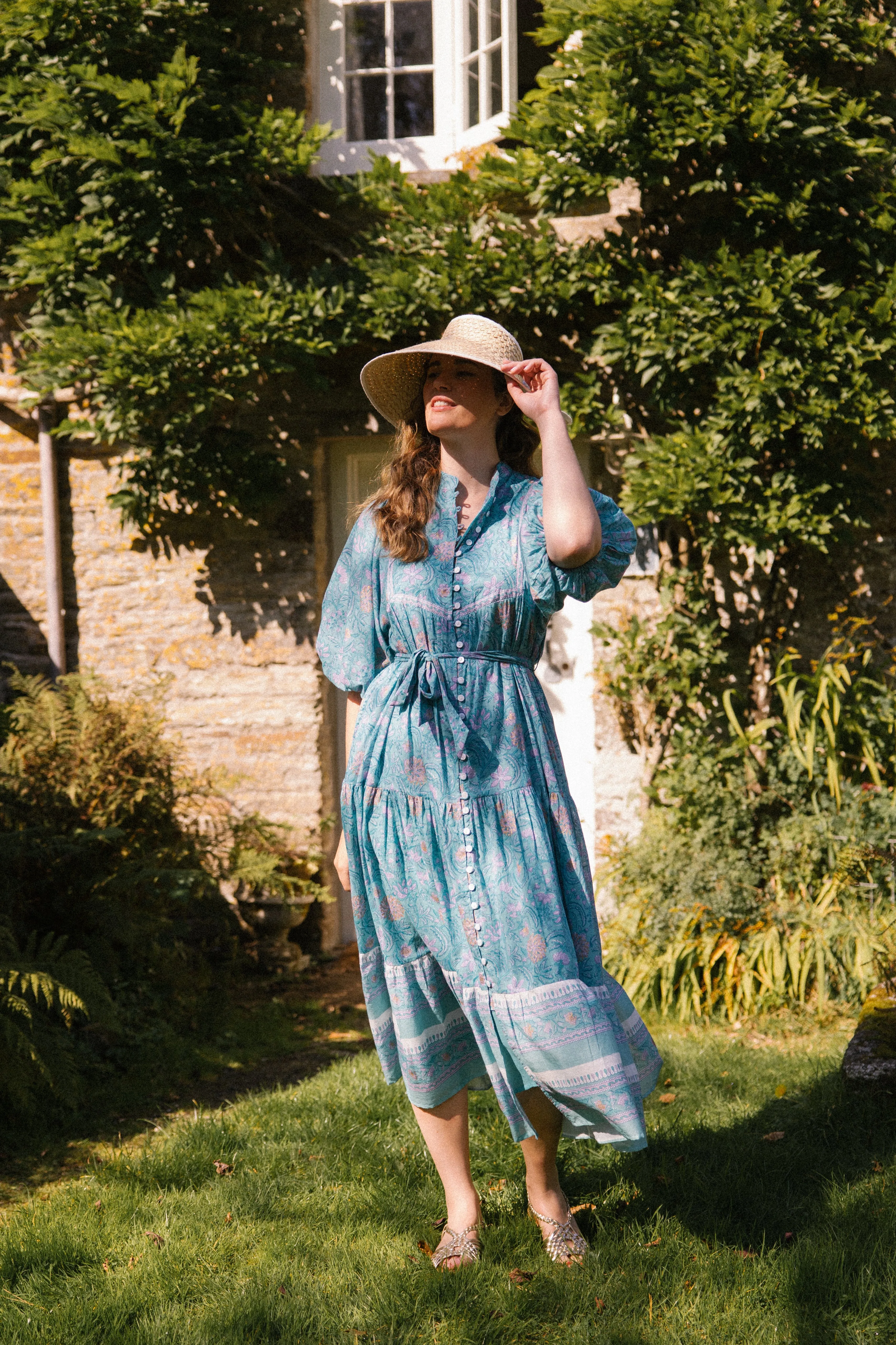Raffia Prairie Sun Hat in Natural