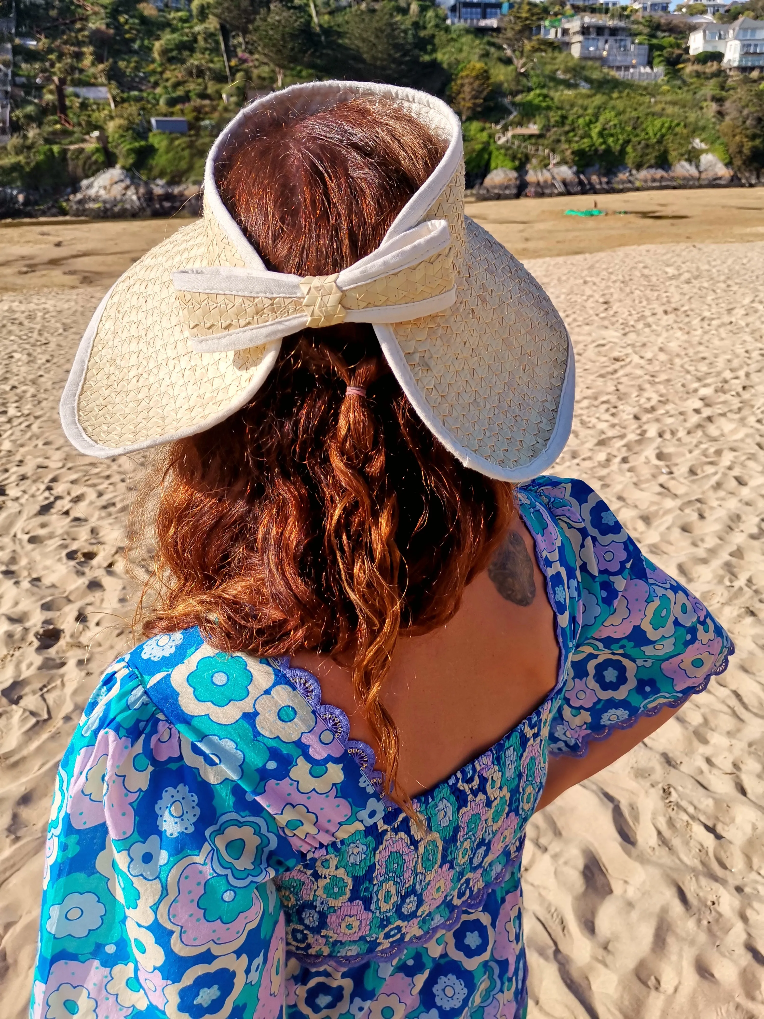 Raffia Prairie Sun Hat in Natural