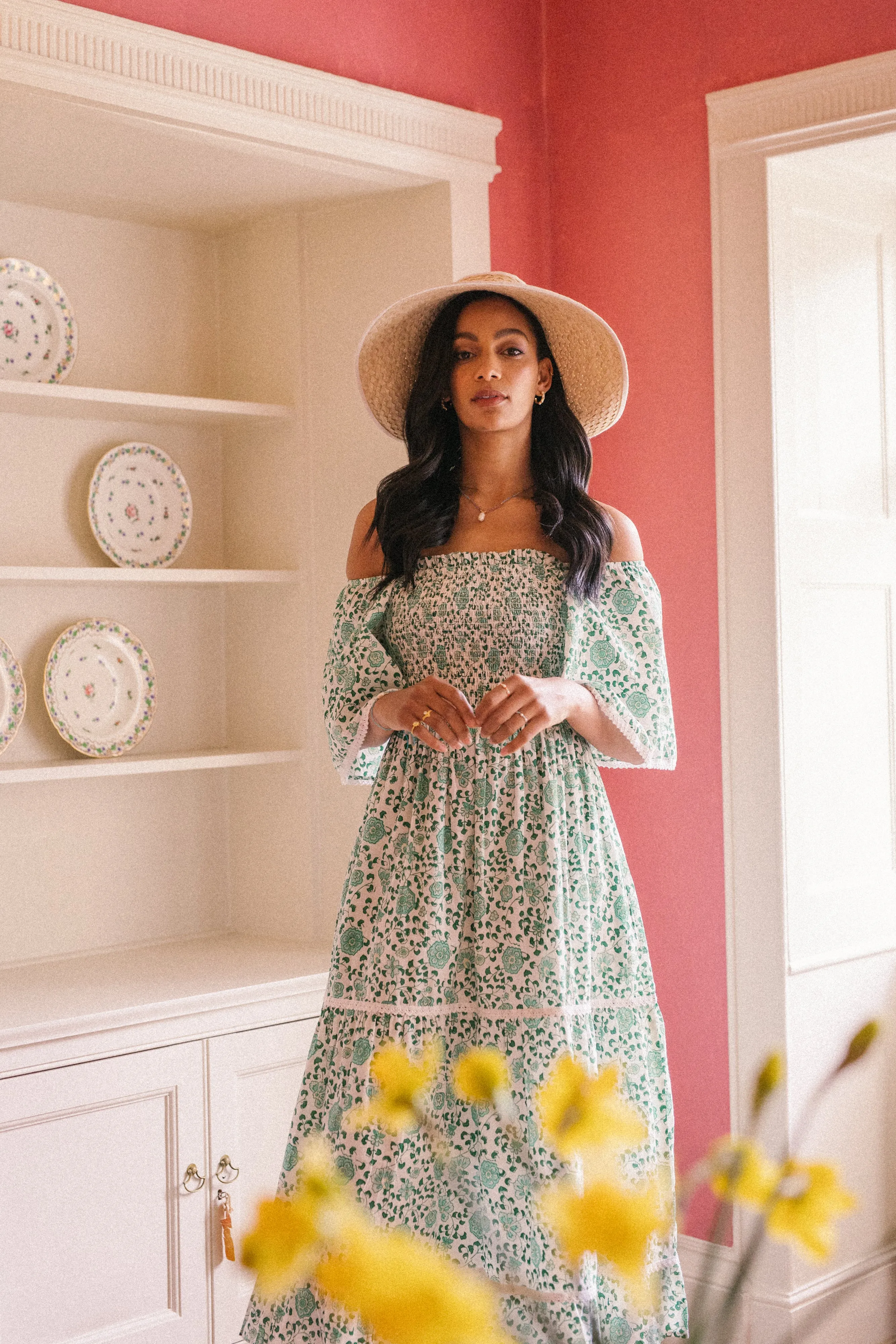 Raffia Prairie Sun Hat in Natural
