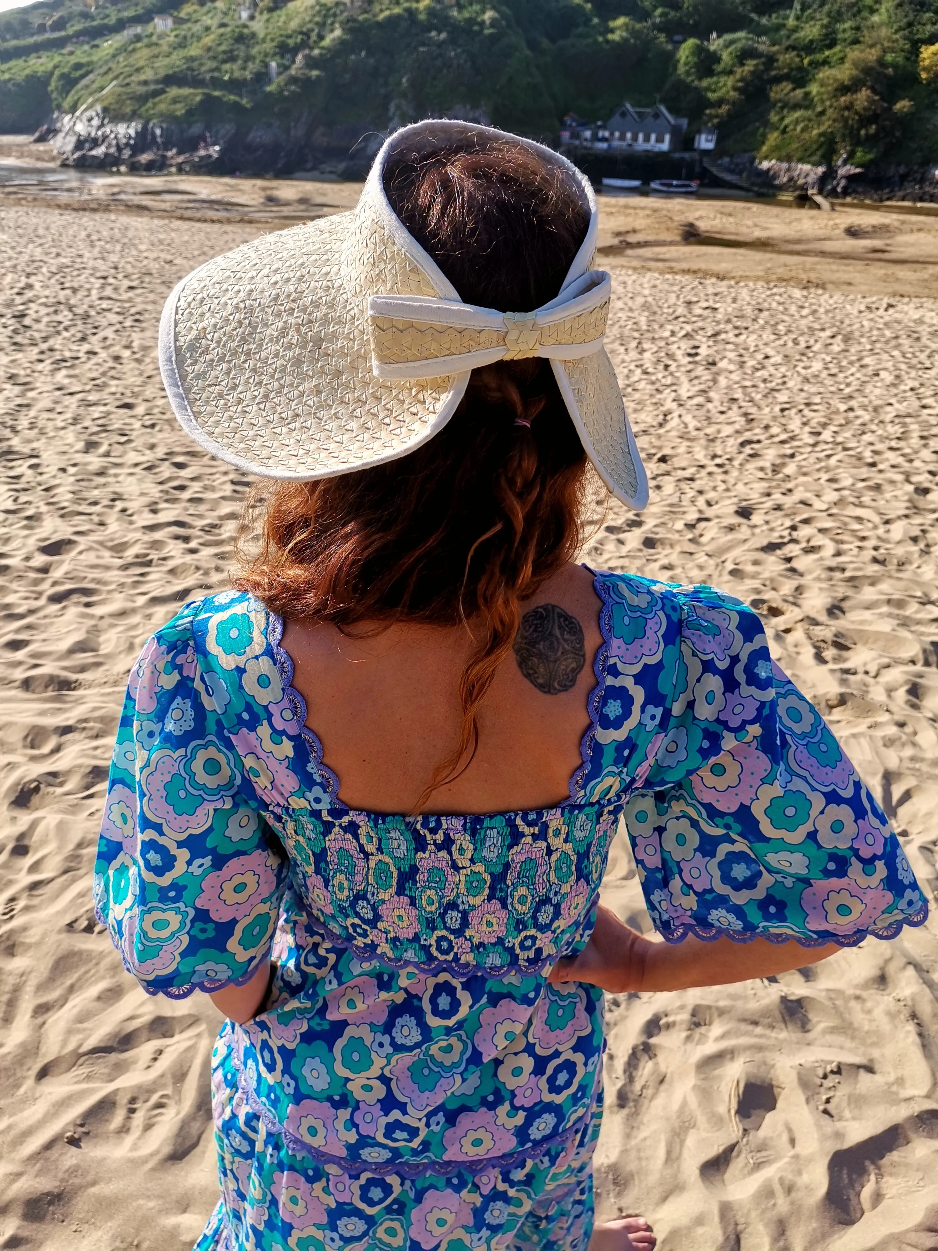 Raffia Prairie Sun Hat in Natural