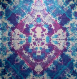 'Rose Crystal Heart'  43"x43"  Buried Treasure Series  $800