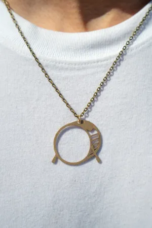 SIGNATURE NECKLACE RECLAIMED CYMBAL