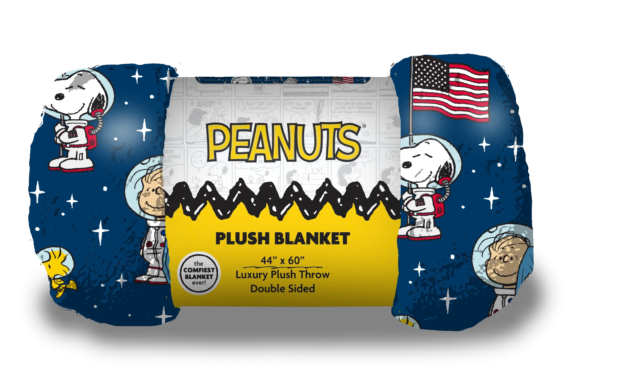 Snoopy Space Throw Blanket