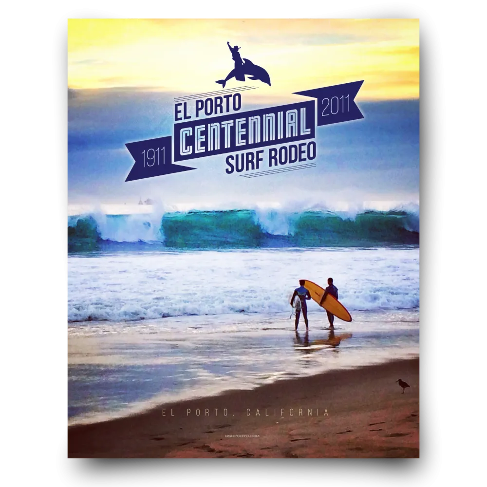 Surf Rodeo art poster