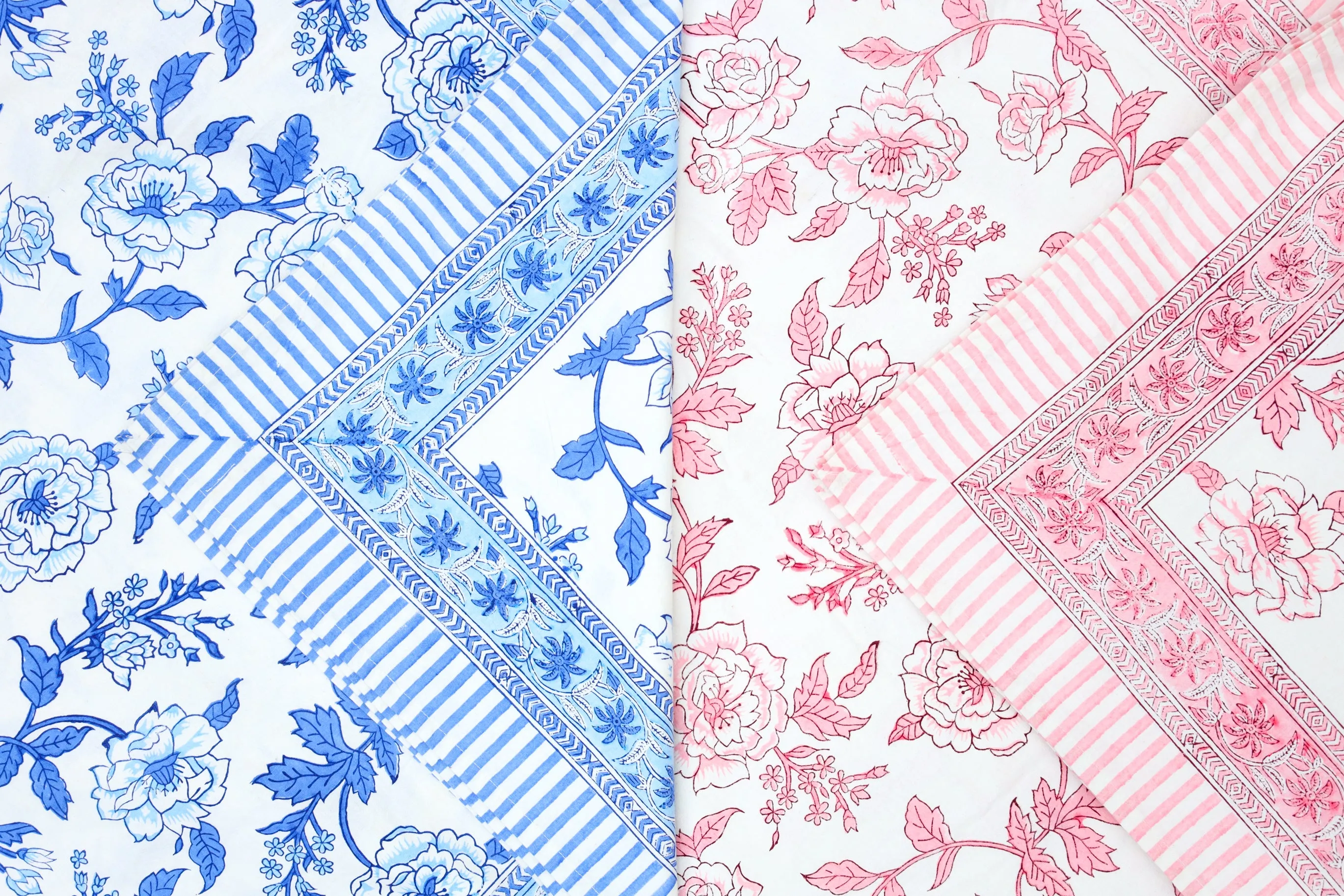 Table Cloth in Pink Floral Retro
