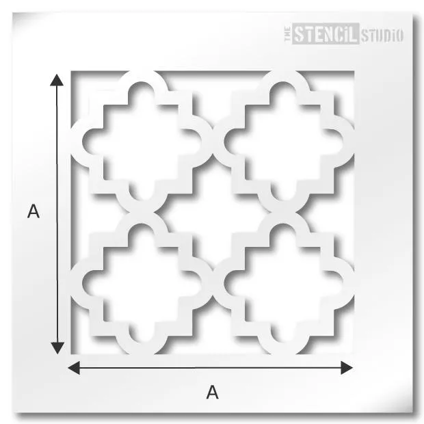 Whiteshill Tile Stencil