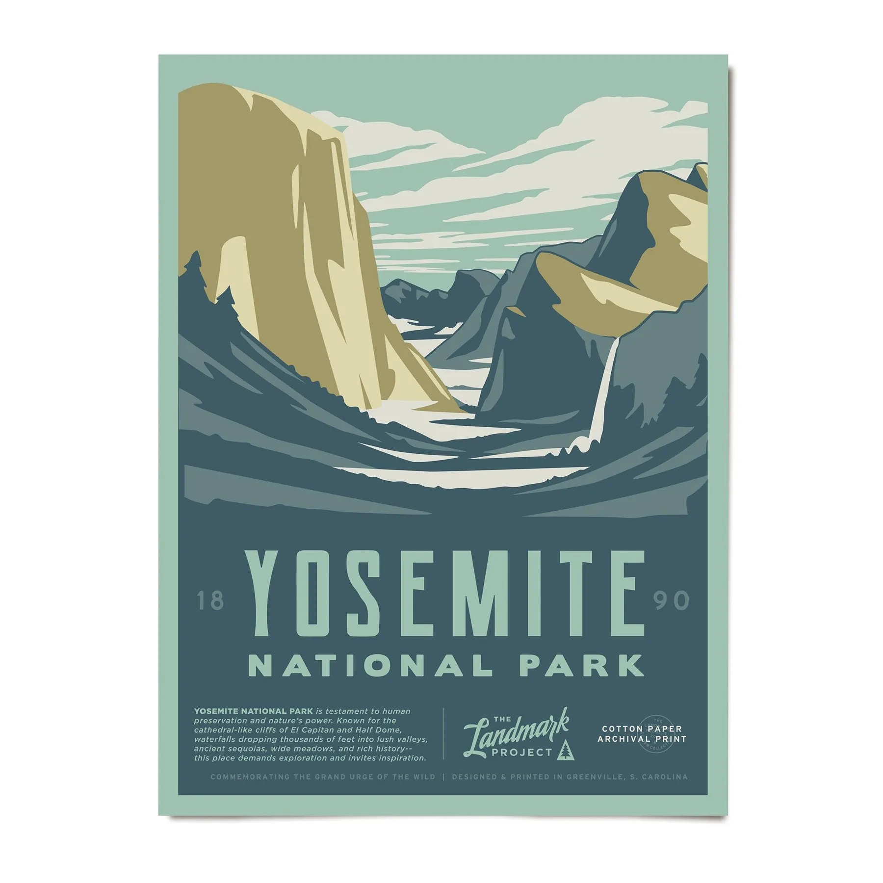 Yosemite National Park - 12x16 Poster